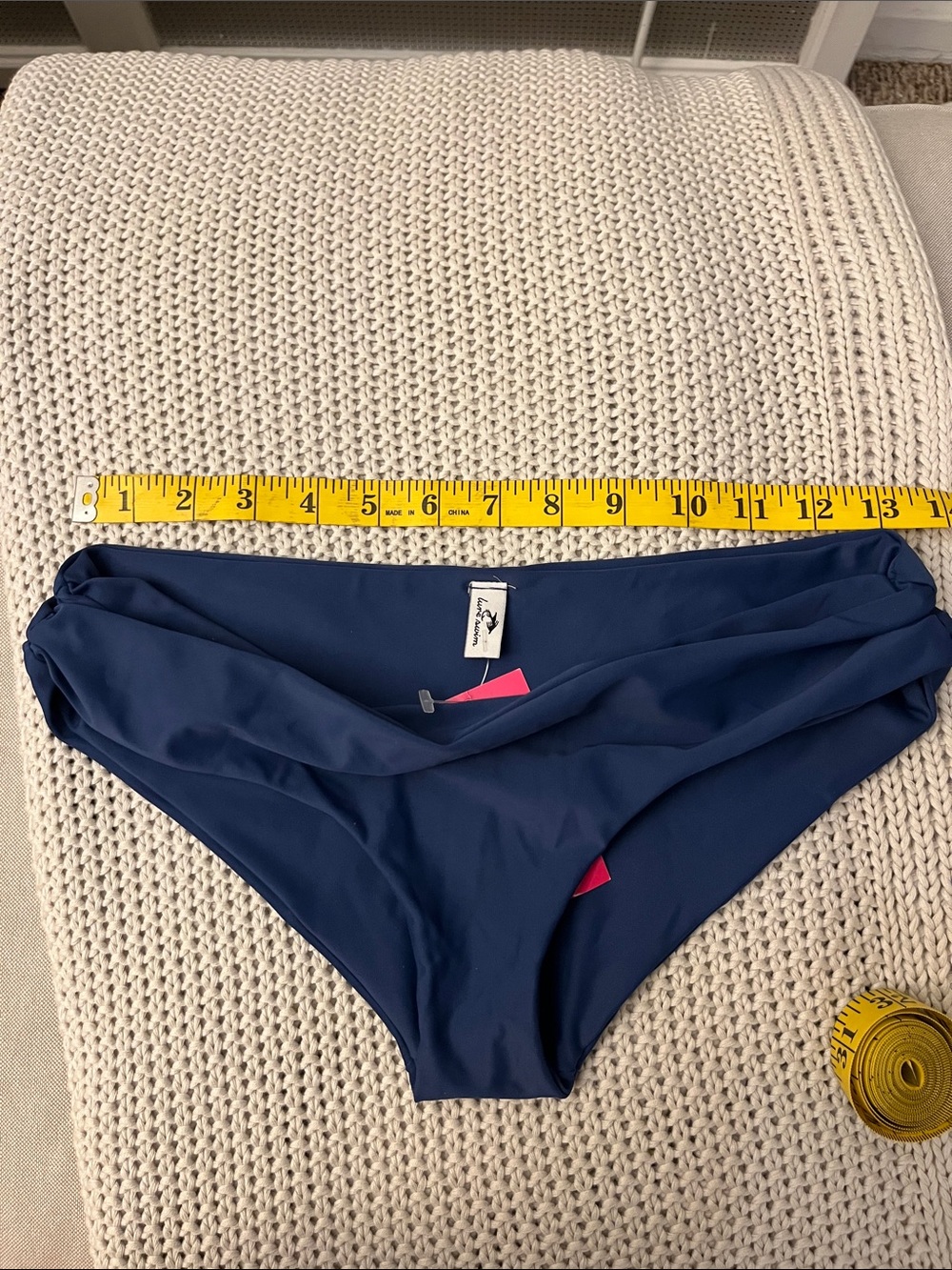 Lure Swim Navy Bikini Bottom - Picture 3 of 5
